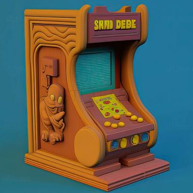 3D model The Simpsons Arcade Game game (STL)